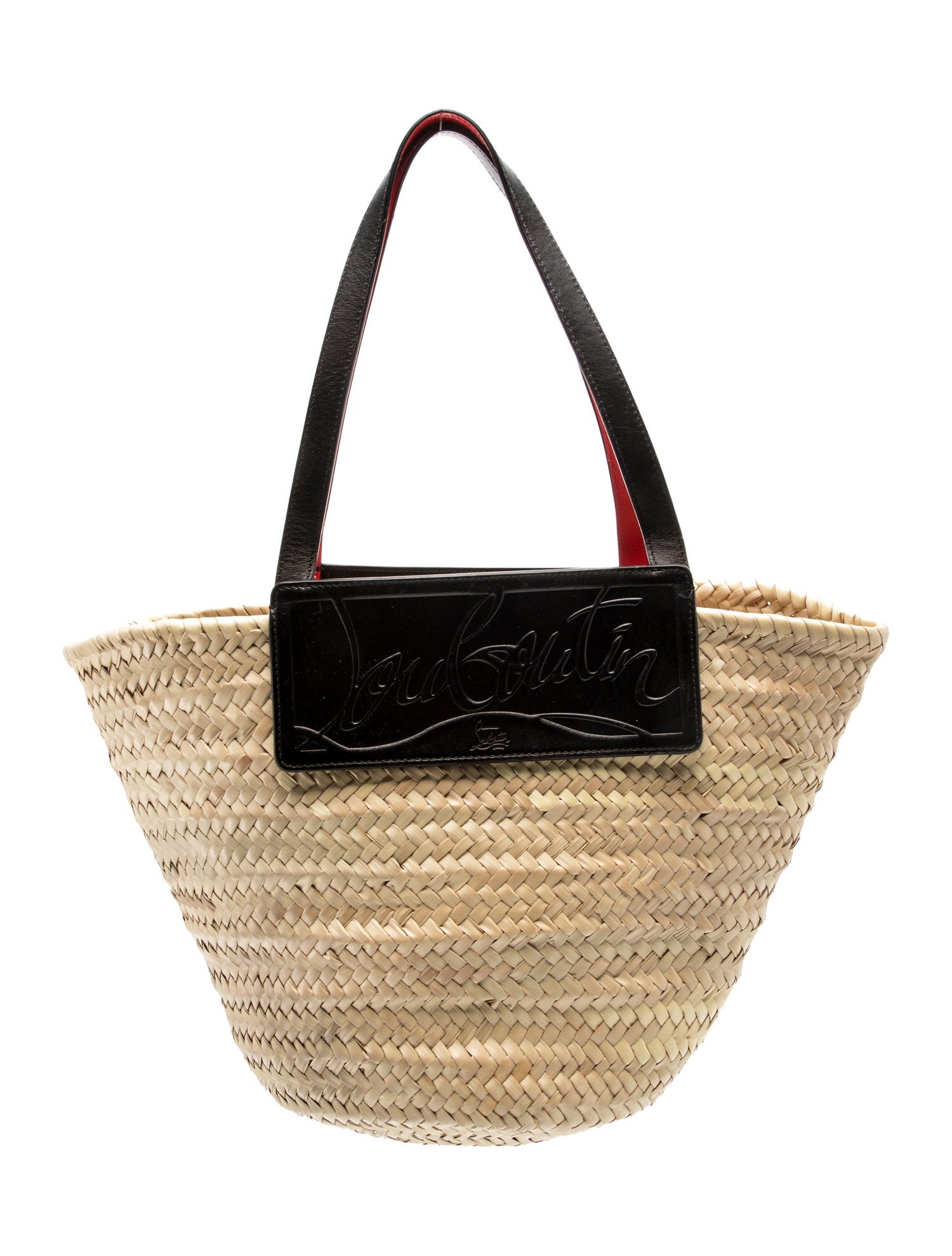 Christian Louboutin Straw Tote