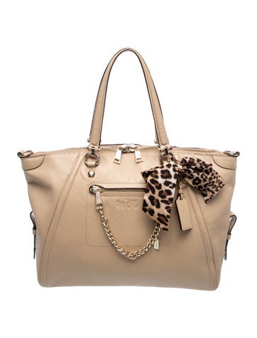 Leather Top Handle Bag