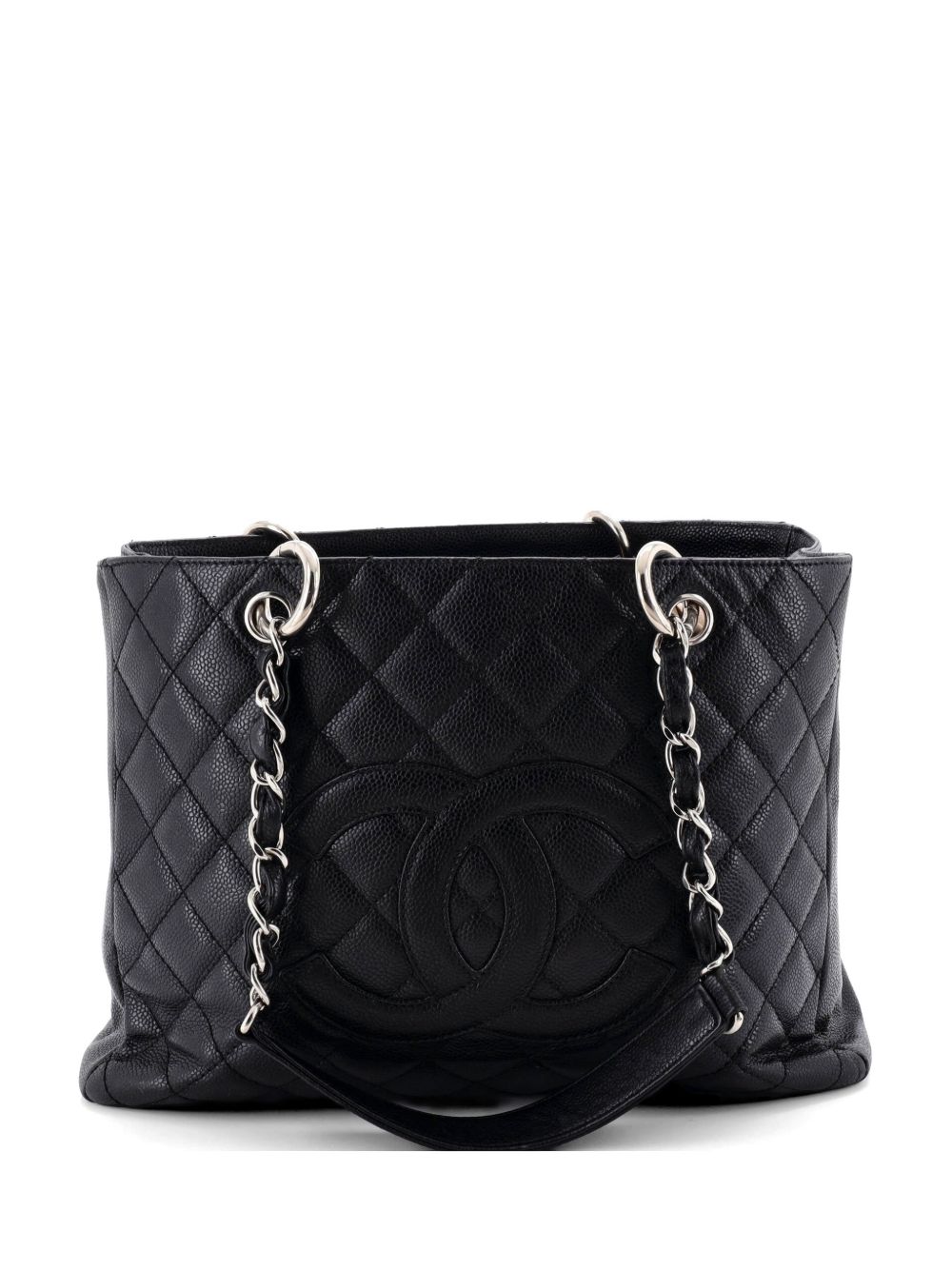 Grand Shopping Quilted Caviar tote bag