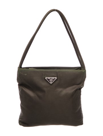 Tessuto Nylon Top Handle Bag