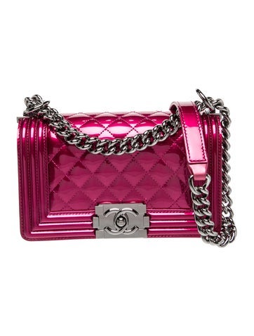 Chanel Patent Small Boy Bag
