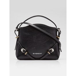 Givenchy Black Leather Nano Voyou Bag