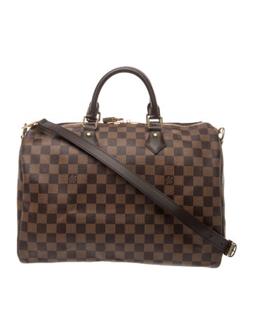 Louis Vuitton Damier Ebene Speedy Bandouliere 35