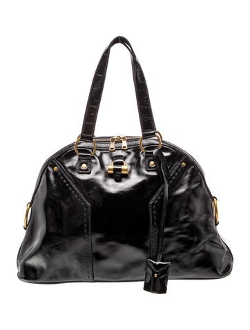 Patent Leather Shoulder Bag Medium