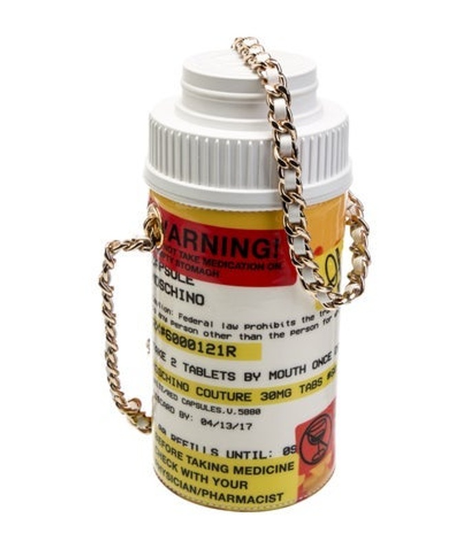 Moschino Patent Leather Minaudiere