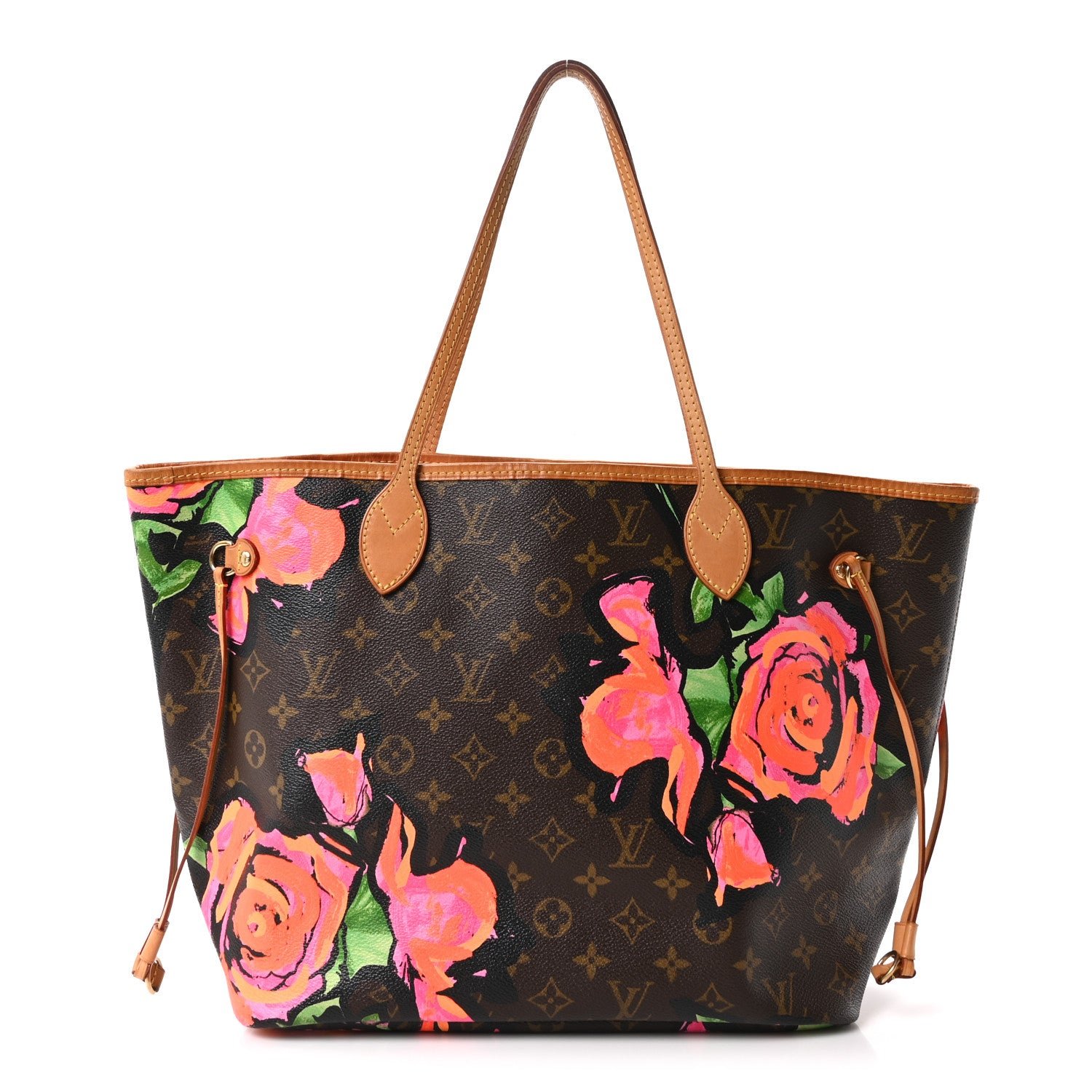 Louis Vuitton Monogram Roses Neverfull MM
