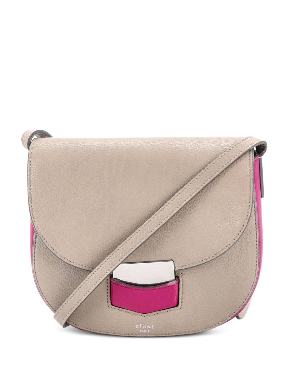 Celine Trotteur Grainy Leather Small crossbody bag
