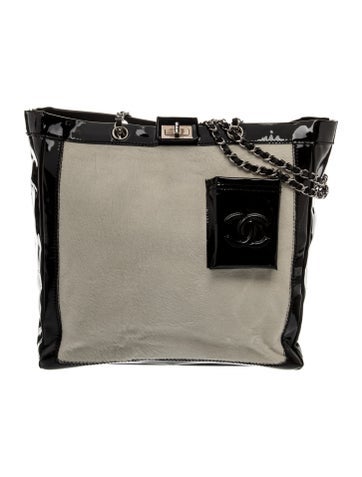 Patent Pony Hair Tote