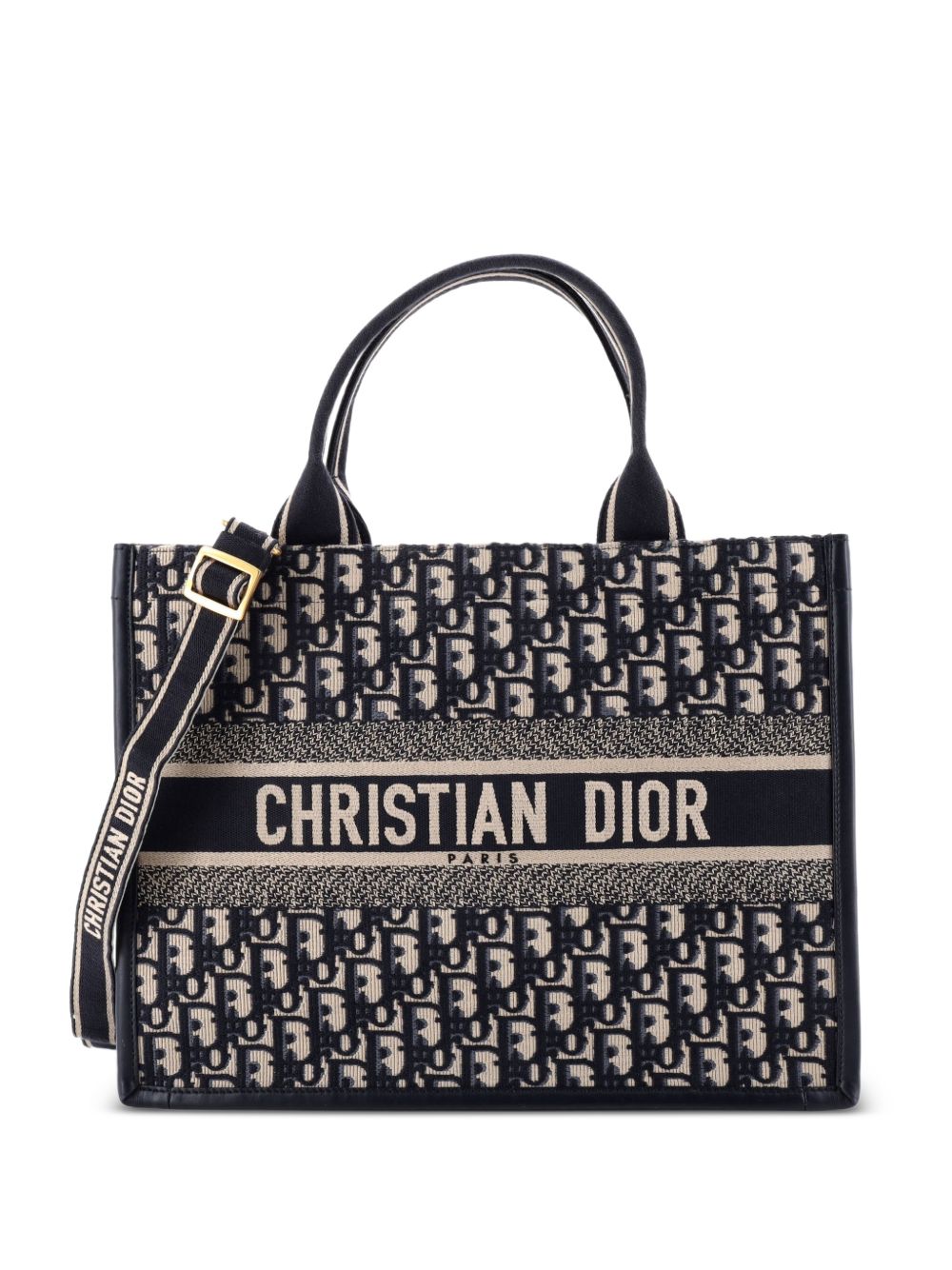 Book with Strap Oblique Canvas Medium tote bag