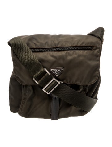 Tessuto Nylon Messenger Bag