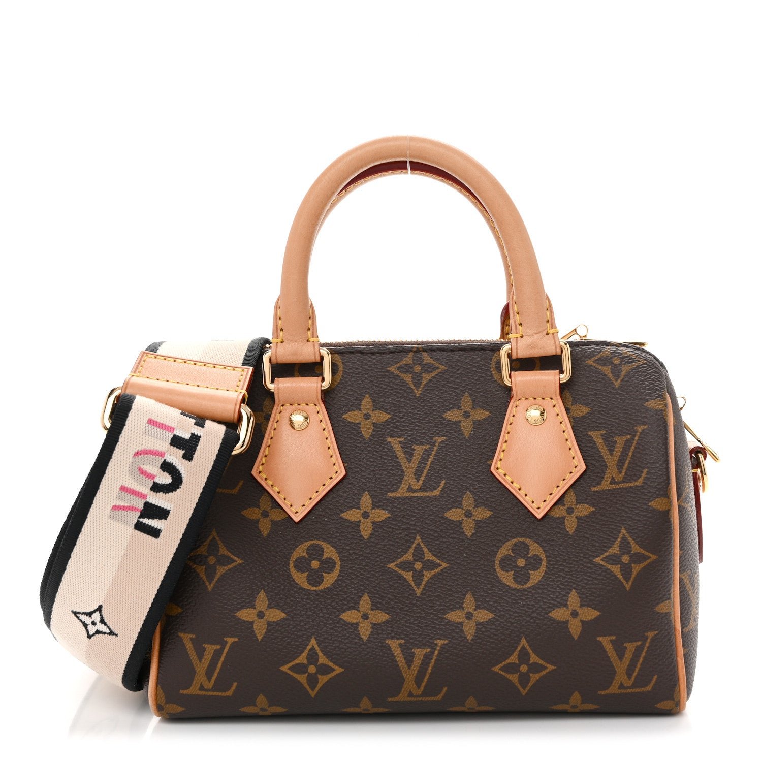 Louis Vuitton Louis Vuitton Monogram Speedy Bandouliere 20 Black
