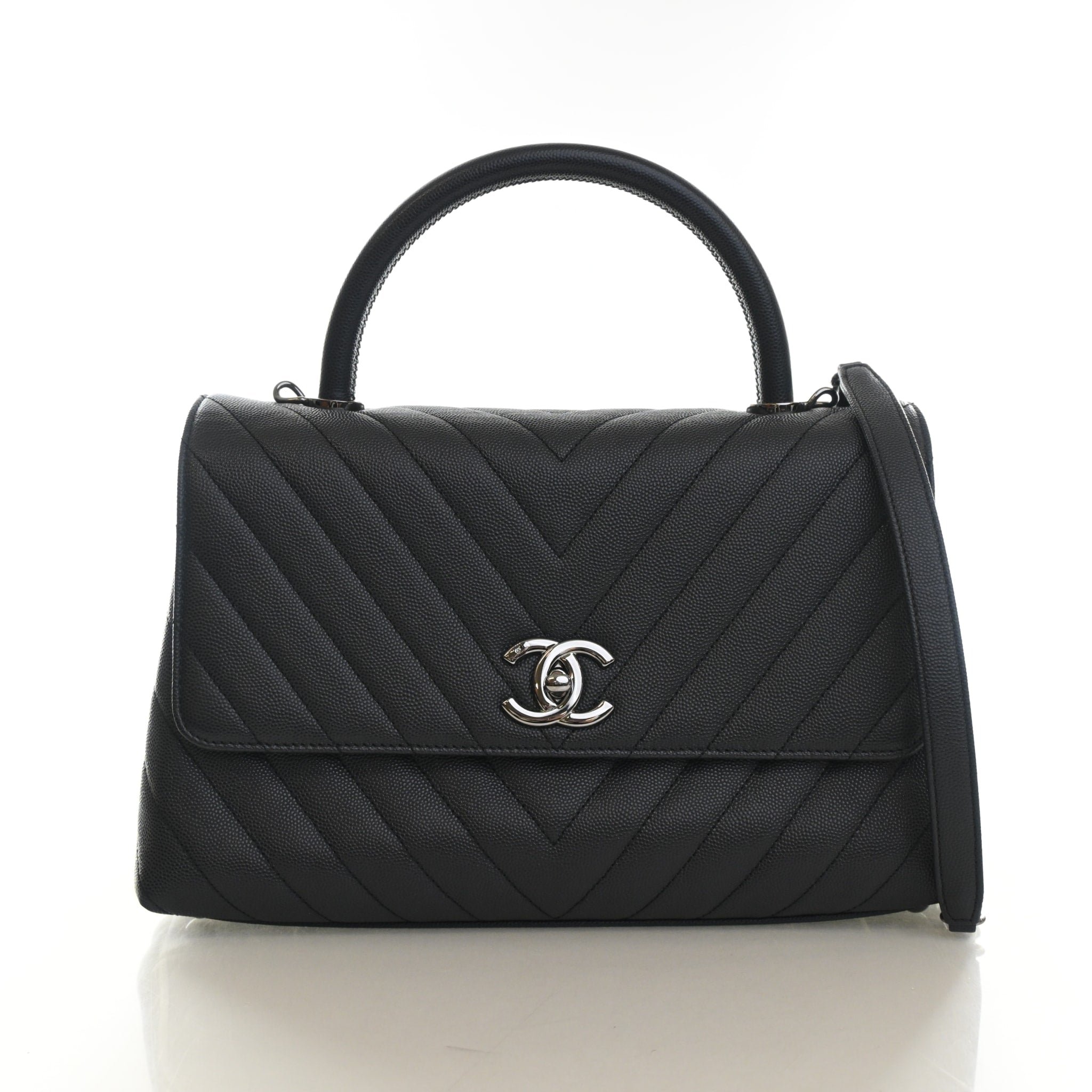Chanel Medium Caviar Coco Handle Bag