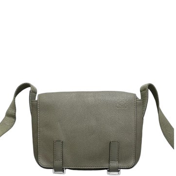 Calfskin Military Messenger Small