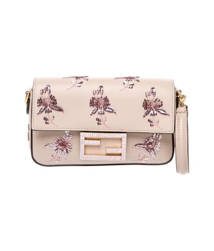 Fendi Leather Baguette Mini 2025