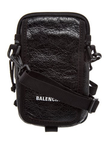 Balenciaga Leather Explorer Crossbody Pouch