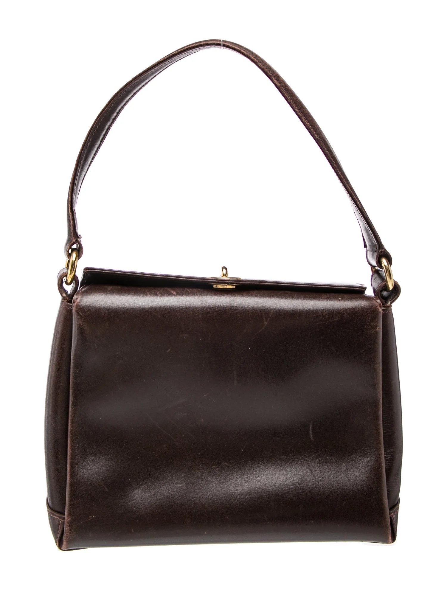 Leather Top Handle Bag