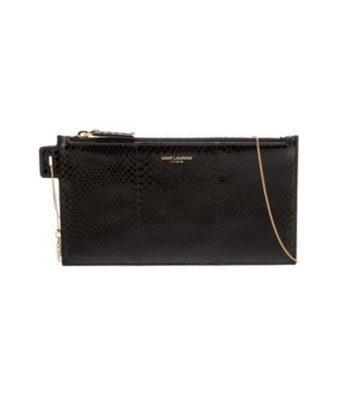 Saint Laurent Laurent Python Clutch