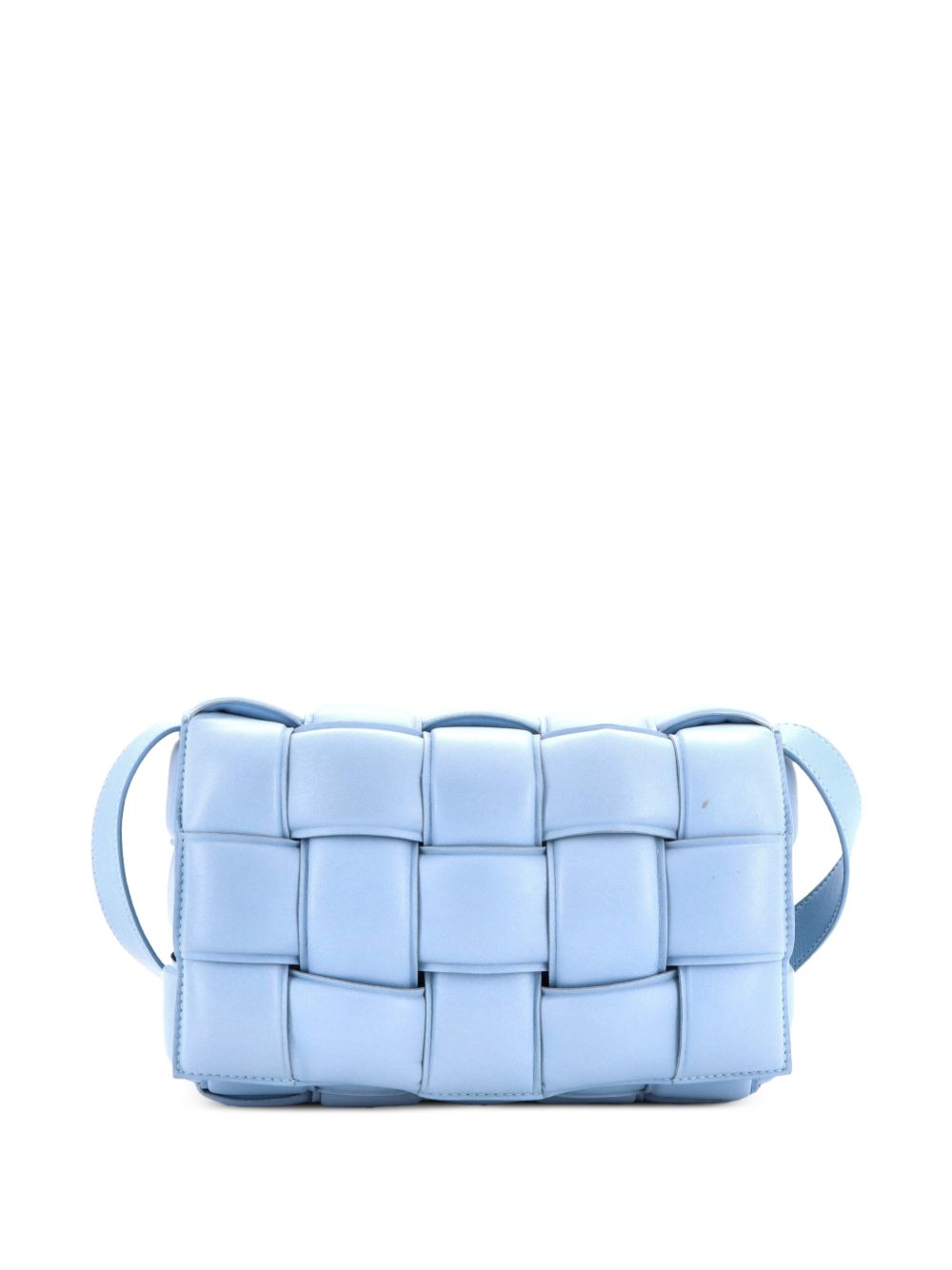 Cassette Padded Maxi Intrecciato Leather Small crossbody bag