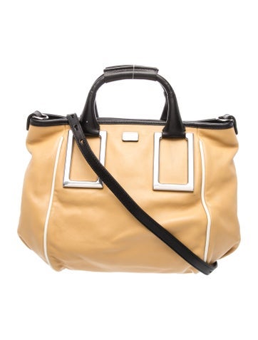 Leather Top Handle Bag