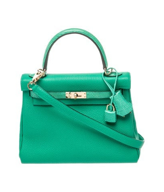Hermes Togo Lizard Kelly Ii Touch Retourne 25