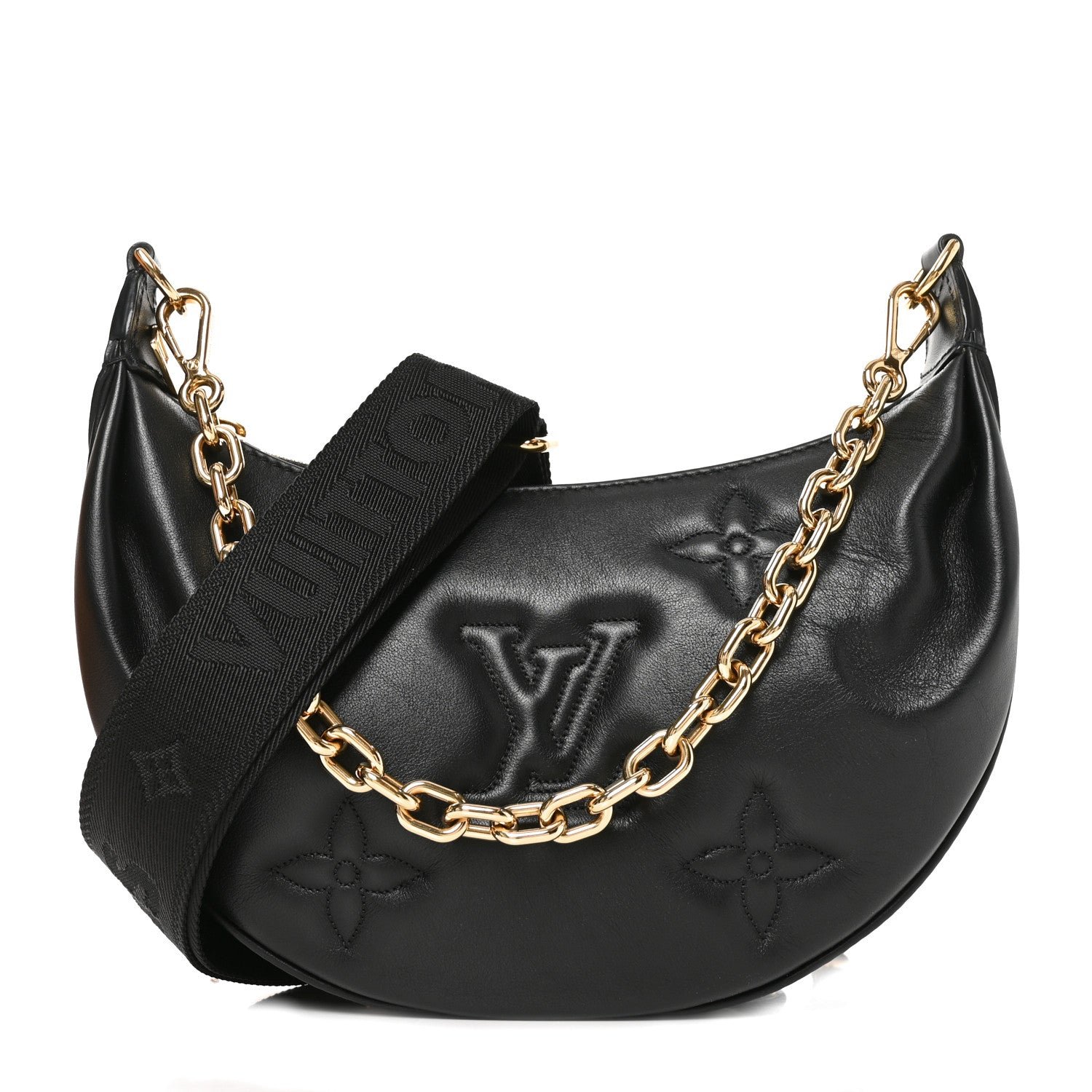 Louis Vuitton Calfskin Bubblegram Over The Moon Black