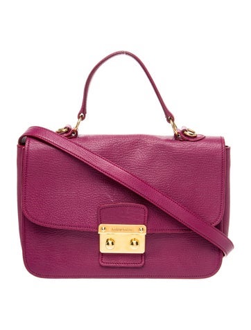 Miu Miu Leather Top Handle Bag