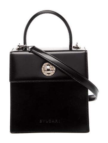 Bvlgari Leather Top Handle Bag