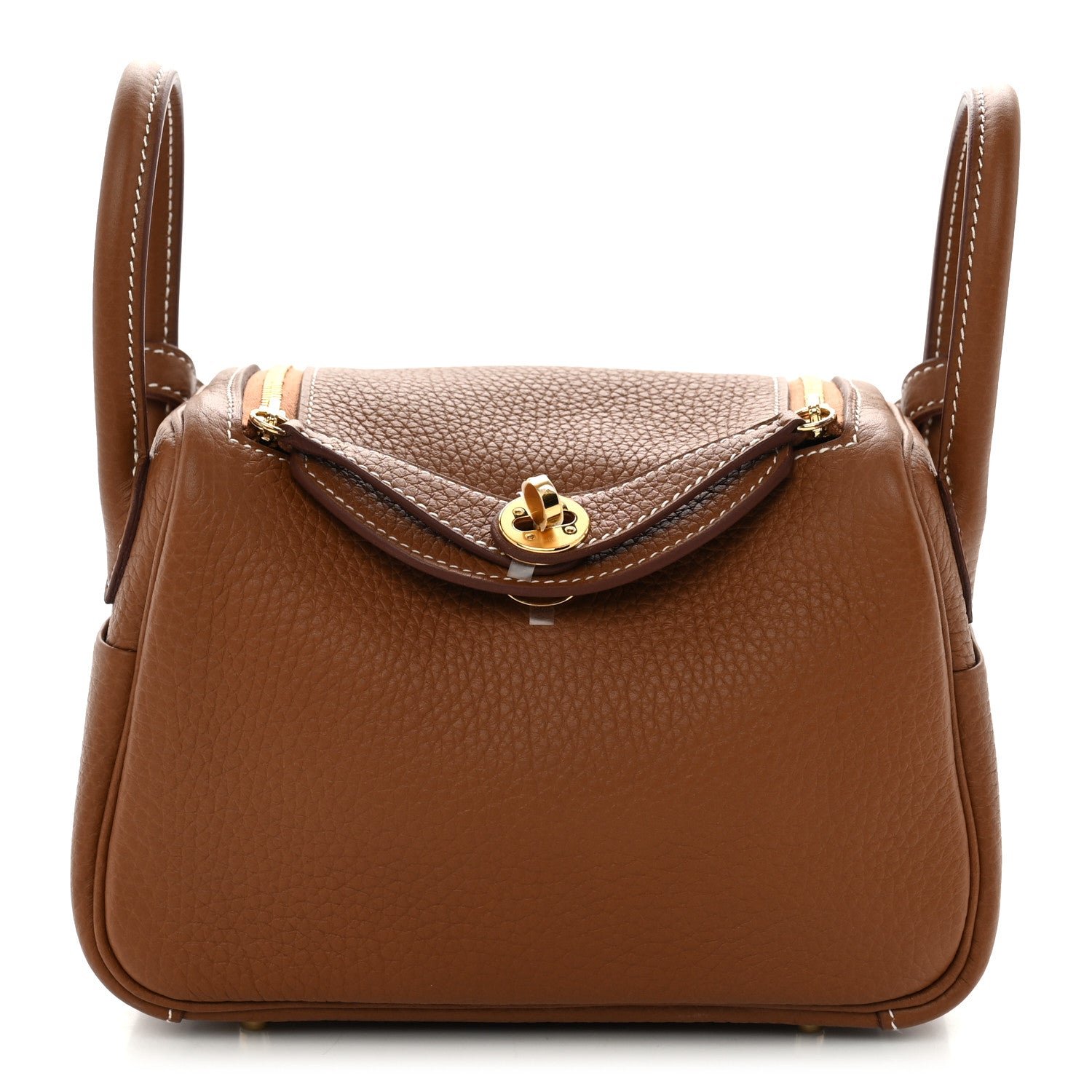 Hermes Taurillon Clemence Mini Lindy 20 Gold