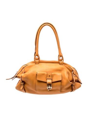 Leather Top Handle Bag