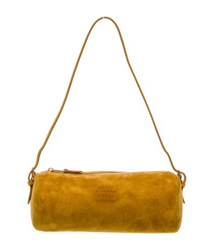 Miu Miu Miu Suede Shoulder Bag