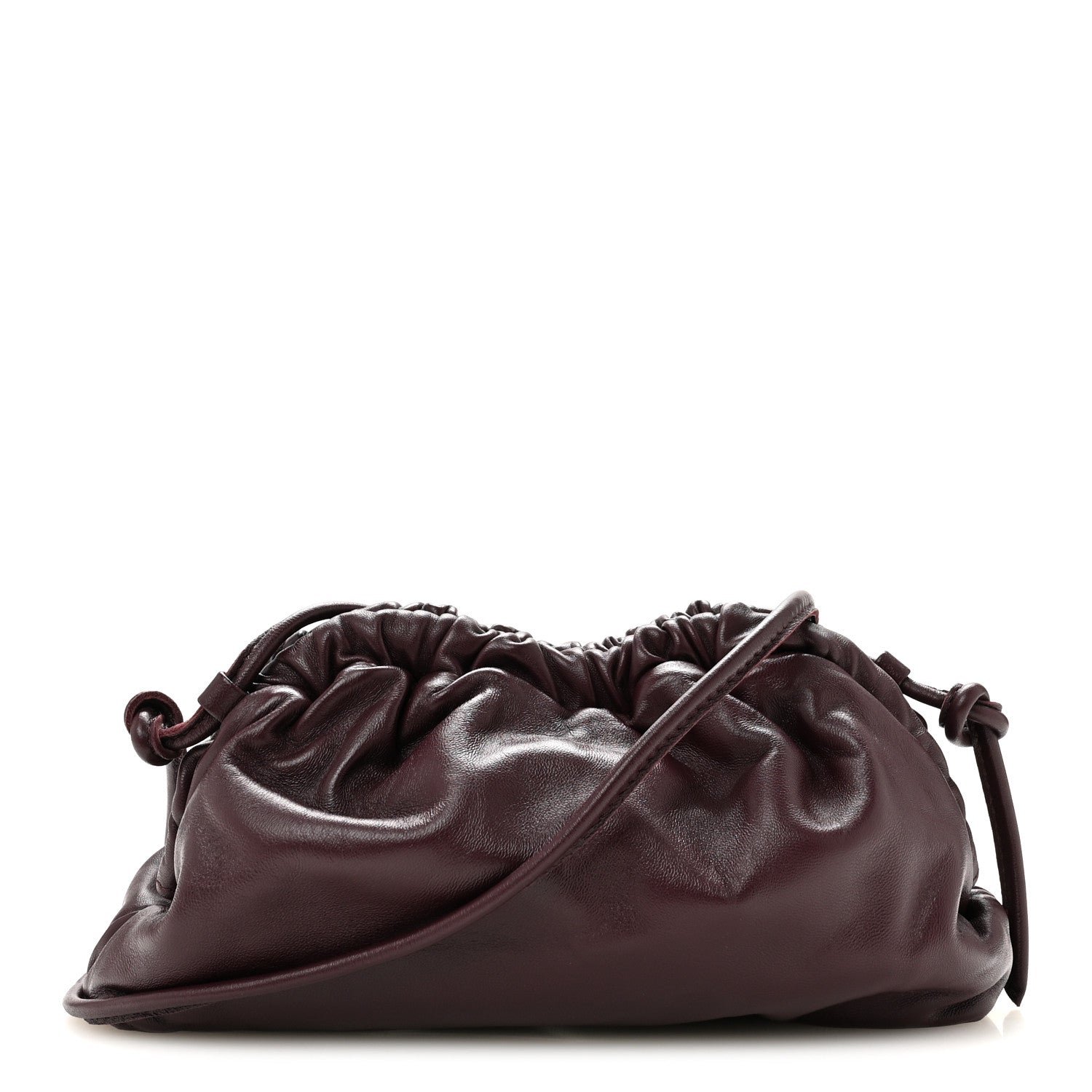 Mansur Gavriel Mansur Gavriel Lambskin Mini Cloud Clutch Plum