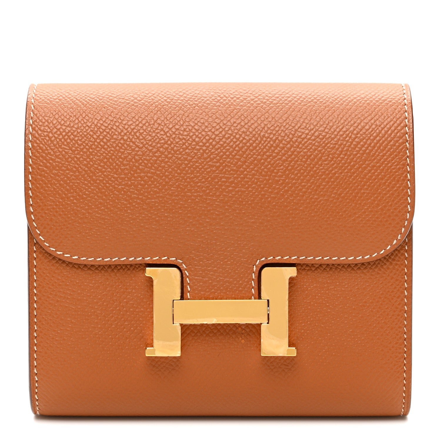 Hermes Epsom Constance Short Wallet Gold