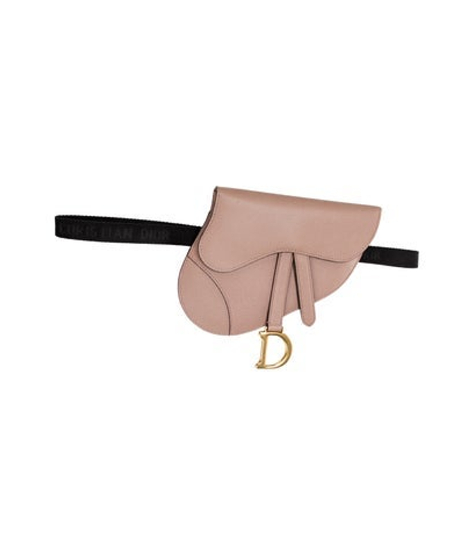 Dior Dior Leather Saddle Belt Bag