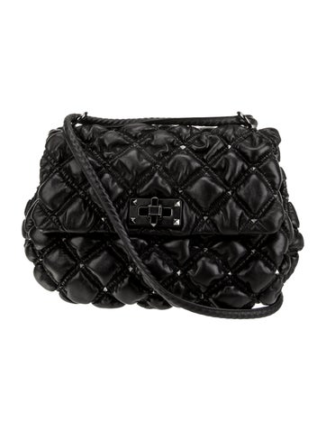 Valentino Leather Messenger Bag