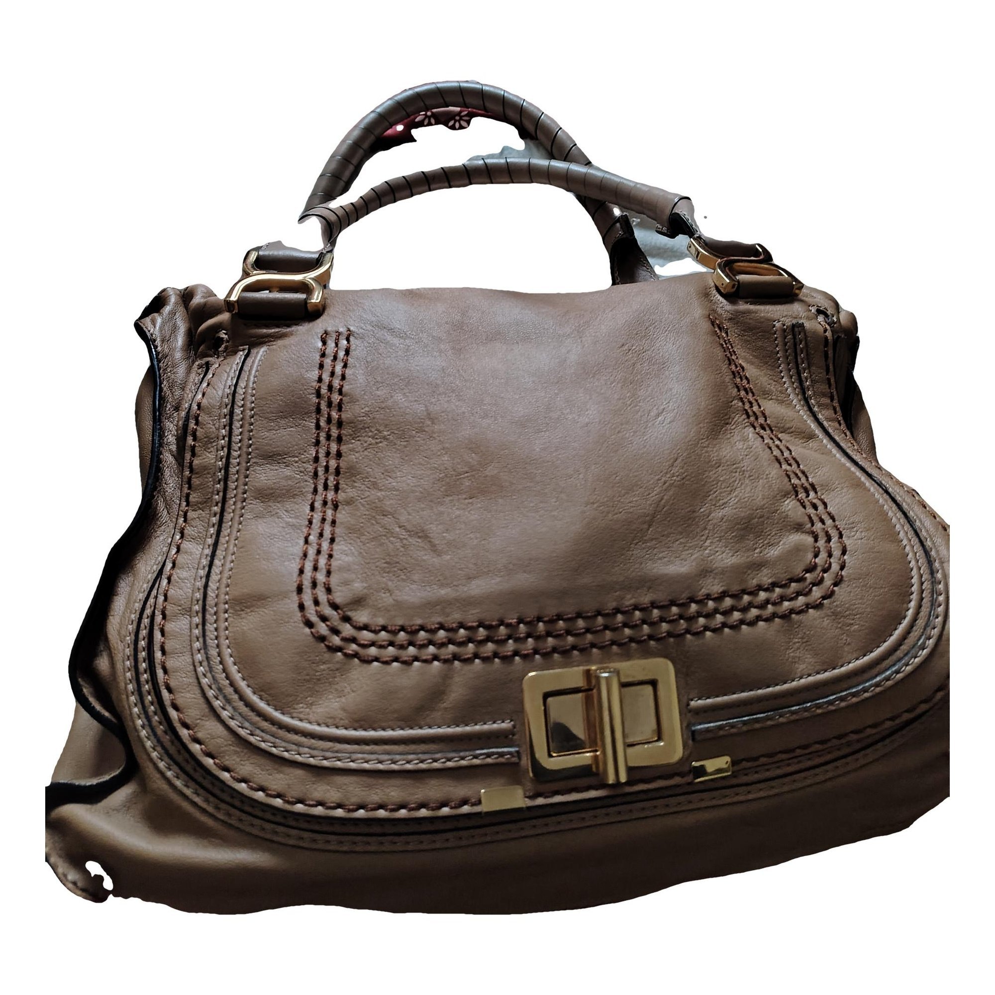 Marcie leather handbag