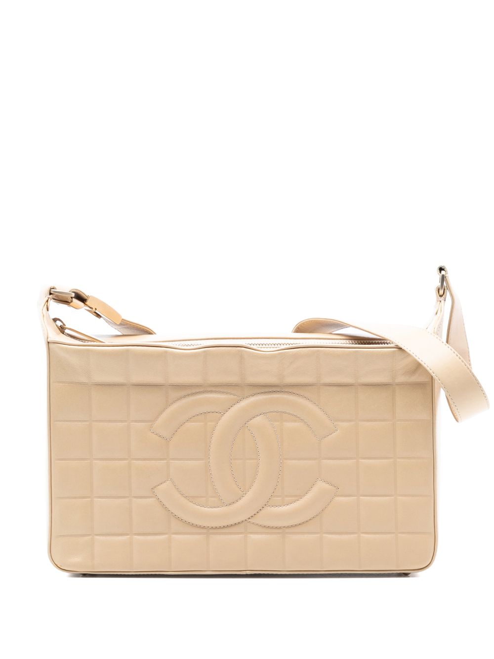 2003-2004 Medium Lambskin Chocolate Bar shoulder bag