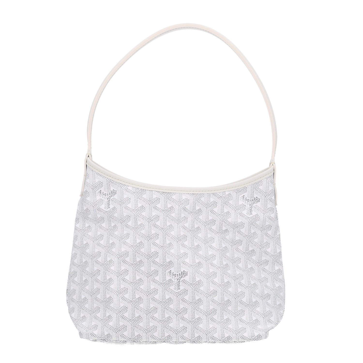 Goyard Goyardine Mini Boheme Hobo White