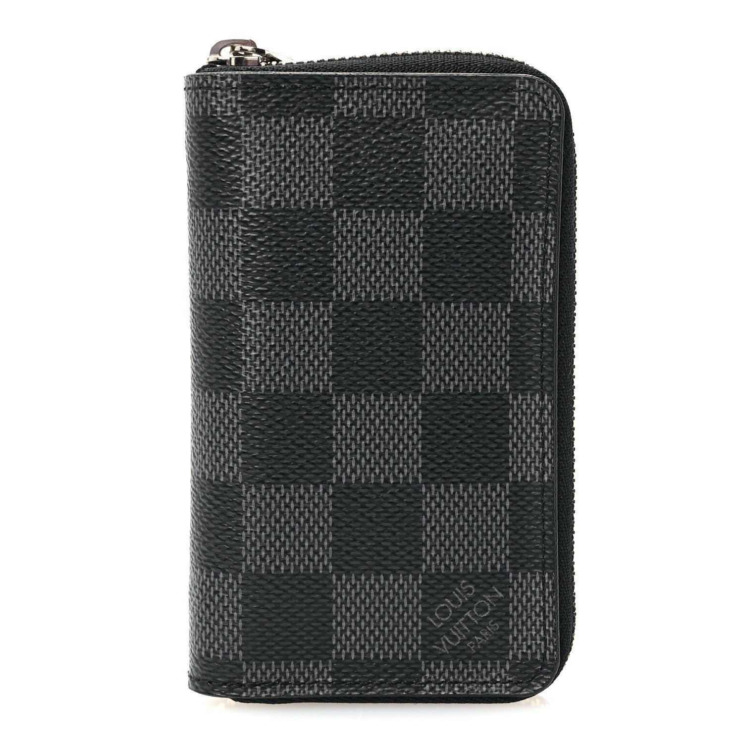 Louis Vuitton Damier Graphite Zippy Coin Purse Vertical