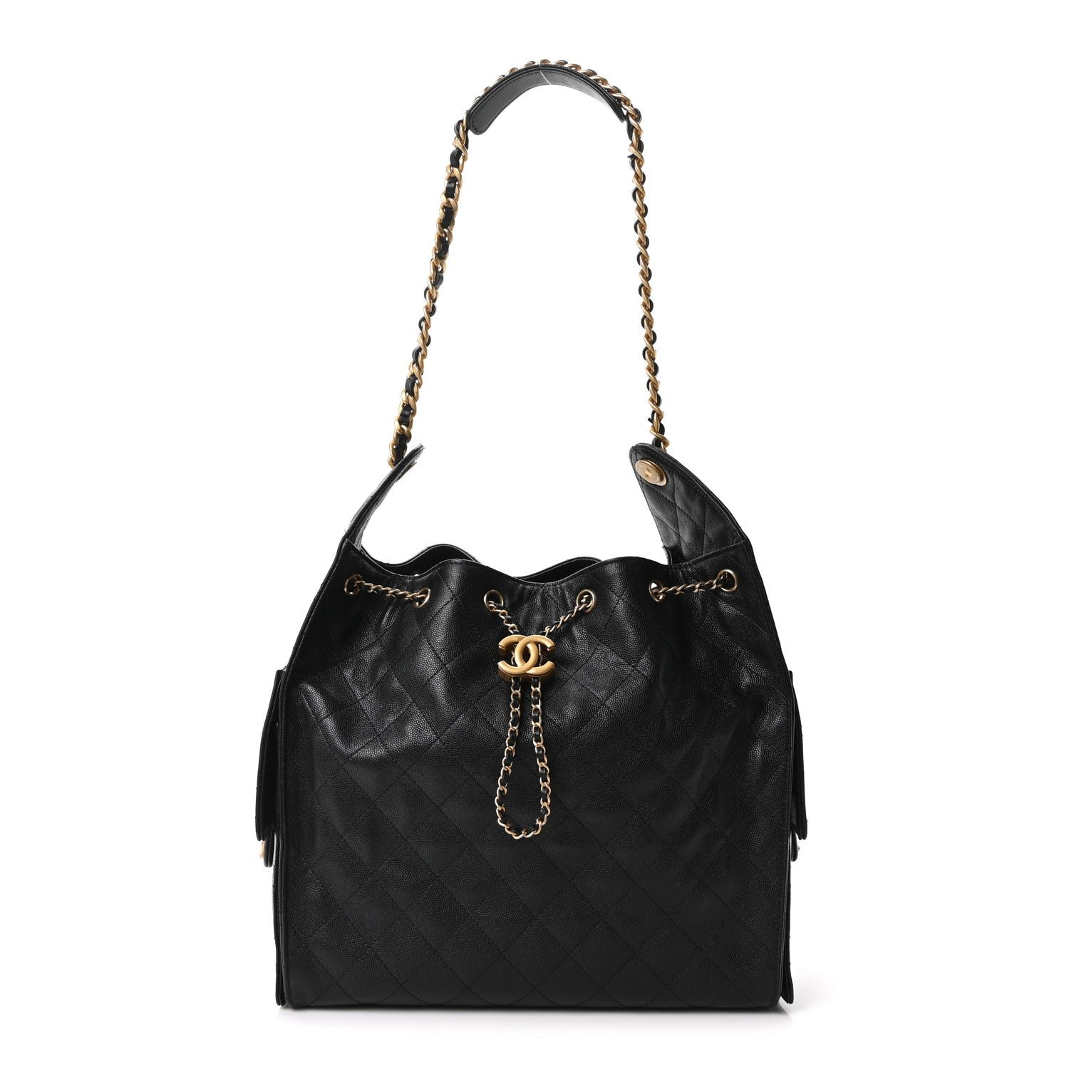 Chanel Caviar Quilted Medium Chanel 25 Handbag Black