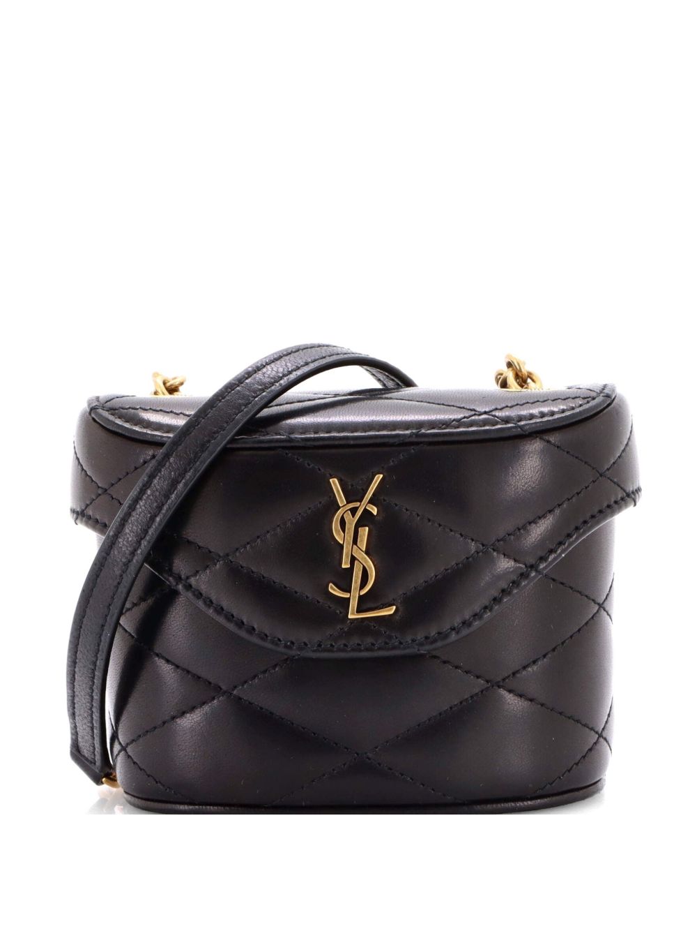 June Box Bag Quilted Leather Micro shoulder bag