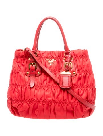 Tessuto Nylon Top Handle Bag