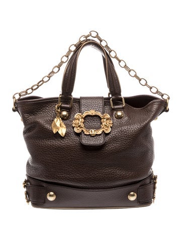 Leather Top Handle Bag