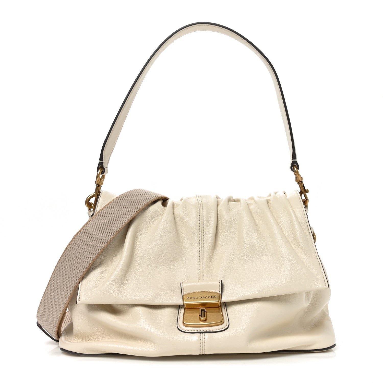 Marc Jacobs Marc Jacobs Calfskin The Cristina Messenger Ivory