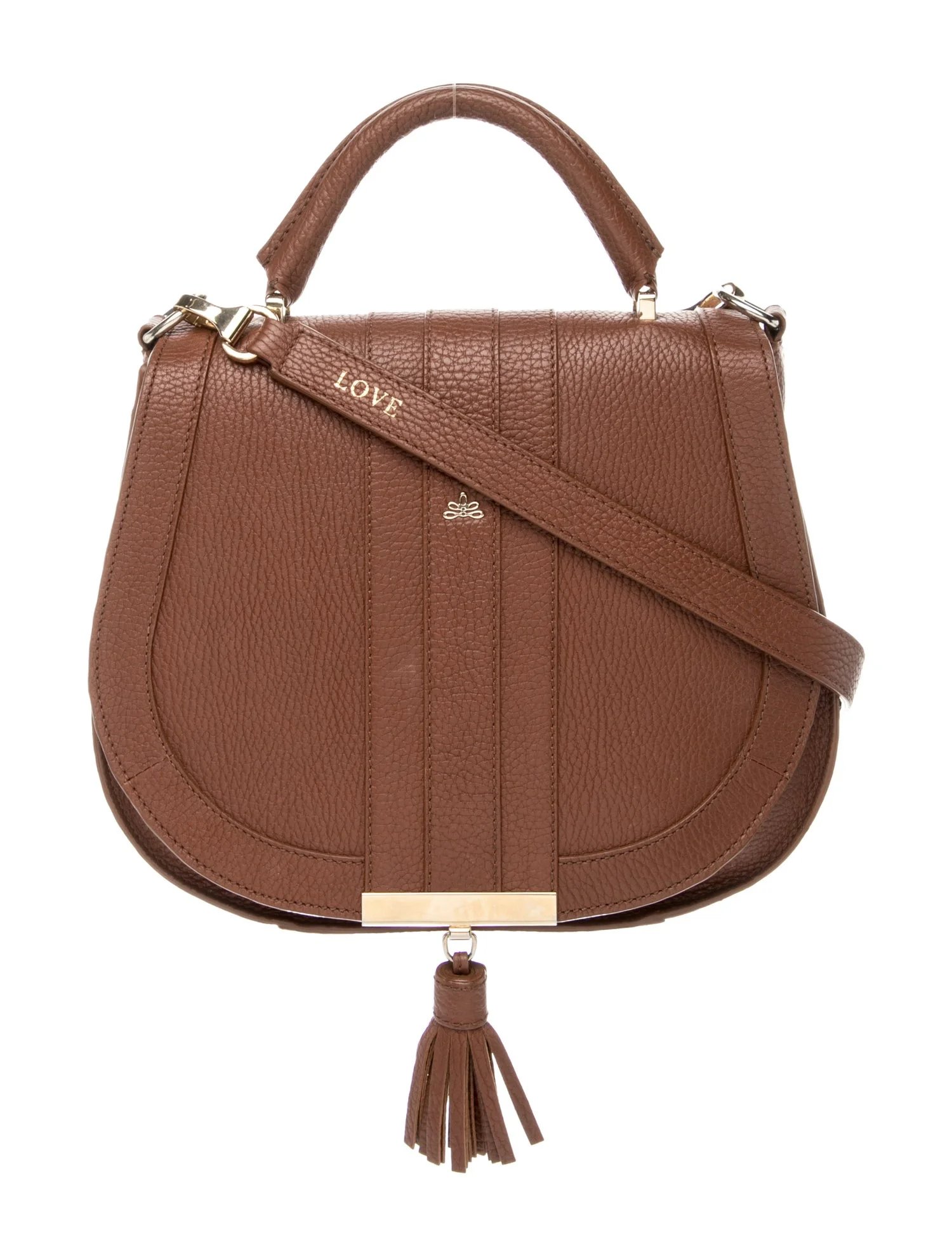 Leather Top Handle Bag