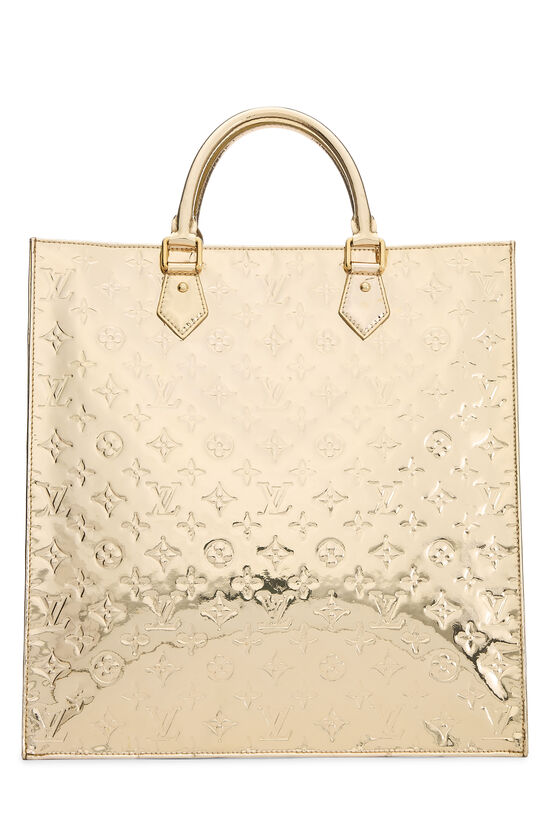 Louis Vuitton Gold Monogram Miroir Sac Plat
