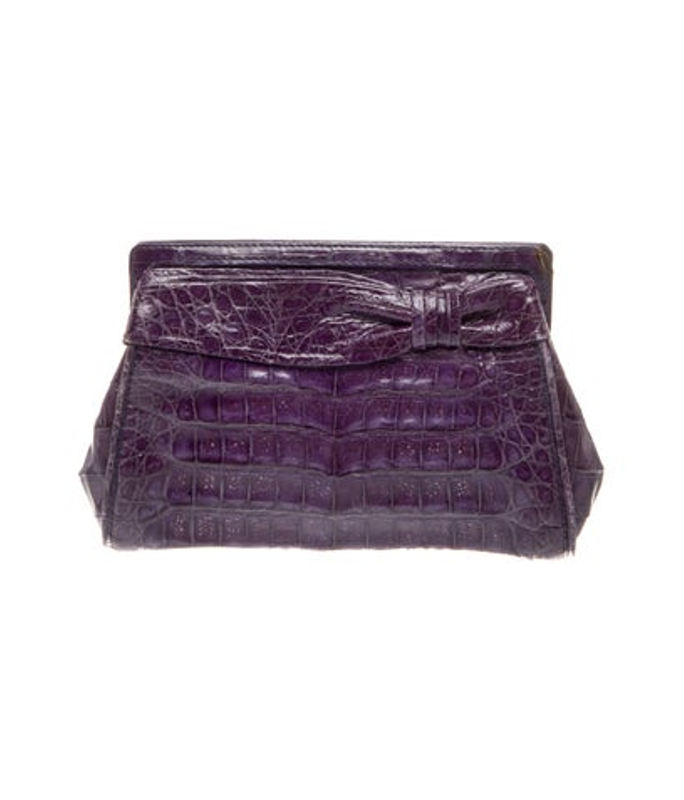 Nancy Gonzalez Gonzalez Crocodile Clutch Vintage