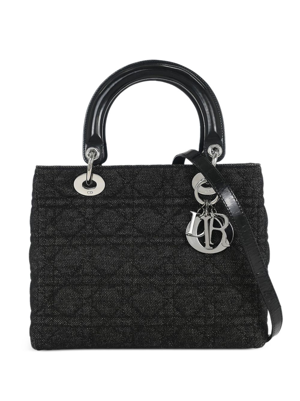 2000 medium Lady Dior Cannage tote bag