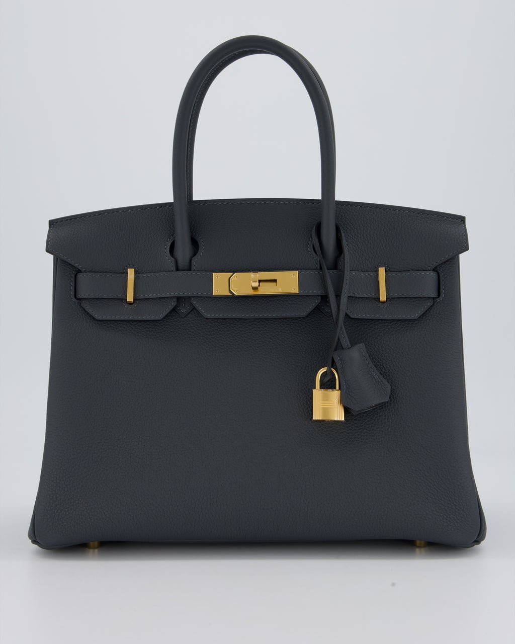 Hermès Birkin 30 Retourne Bag in Gris Misty Togo Leather with Gold Hardware
