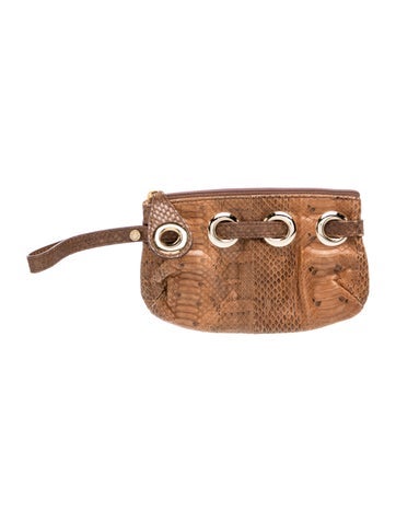 Jimmy Choo Snakeskin Clutch