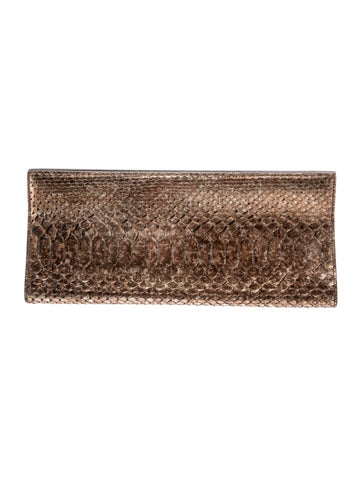 Snakeskin Clutch